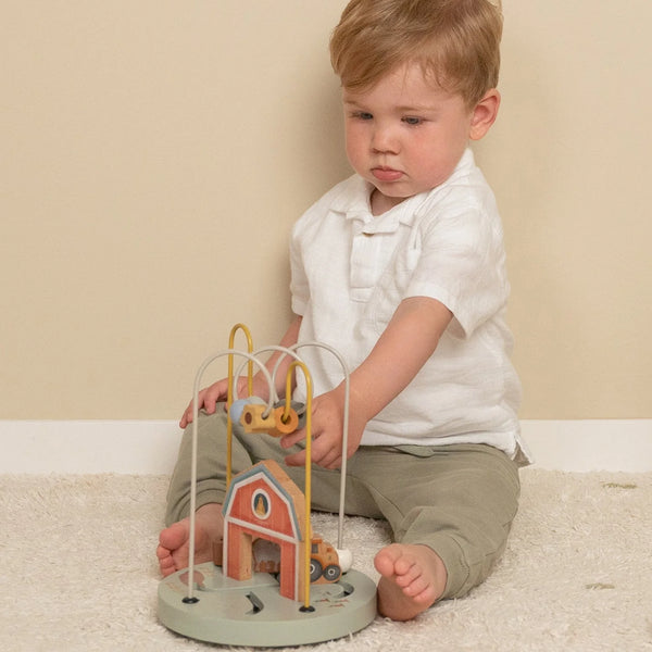 Little Farm Wooden Activity Spiral - Little Dutch