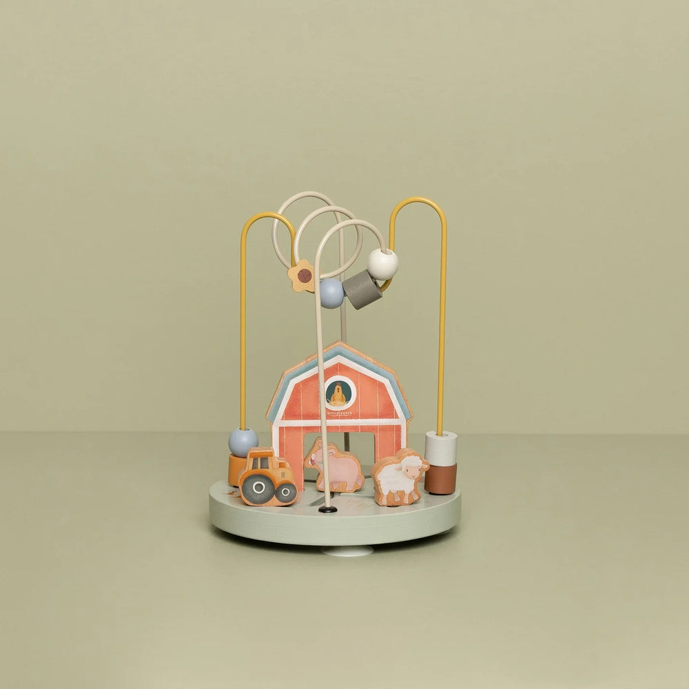 Little Farm Wooden Activity Spiral - Little Dutch
