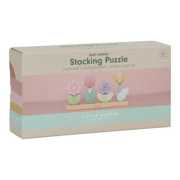 Fairy Garden Stacking Puzzle Flower - Little Dutch
