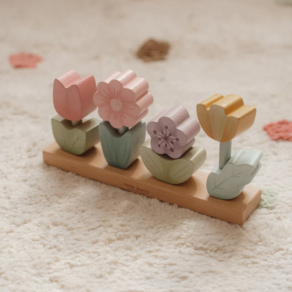 Fairy Garden Stacking Puzzle Flower - Little Dutch