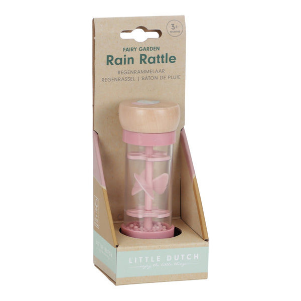 Wooden Rain Rattle - Fairy Garden - Little Dutch