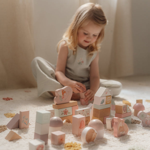 Wooden Building Block Set - Fairy Garden - Little Dutch