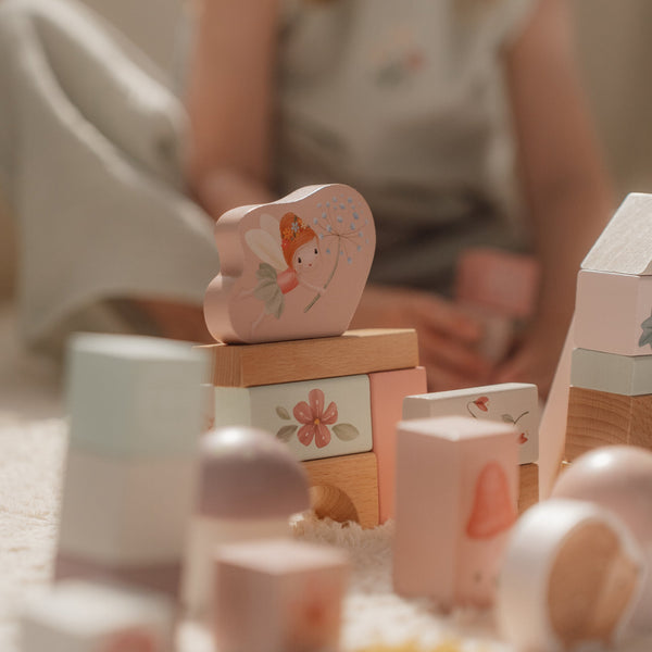 Wooden Building Block Set - Fairy Garden - Little Dutch