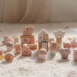 Wooden Building Block Set - Fairy Garden - Little Dutch