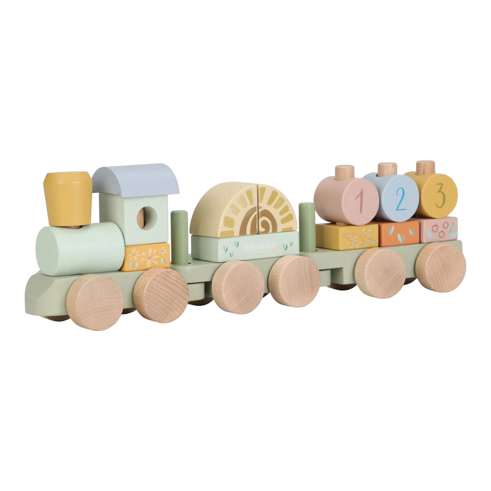 Wooden Block Train - Little Dutch