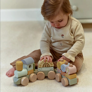 Wooden Block Train - Little Dutch