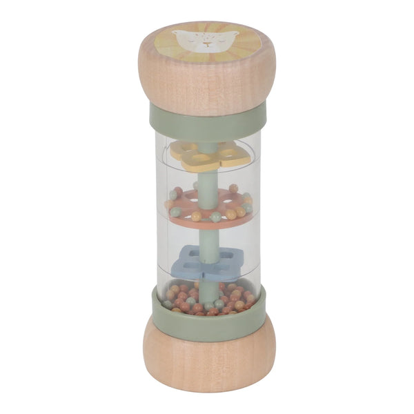 Wooden Rain Rattle - Safari Friends - Little Dutch