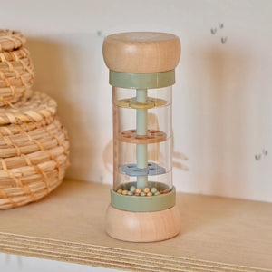 Wooden Rain Rattle - Safari Friends - Little Dutch