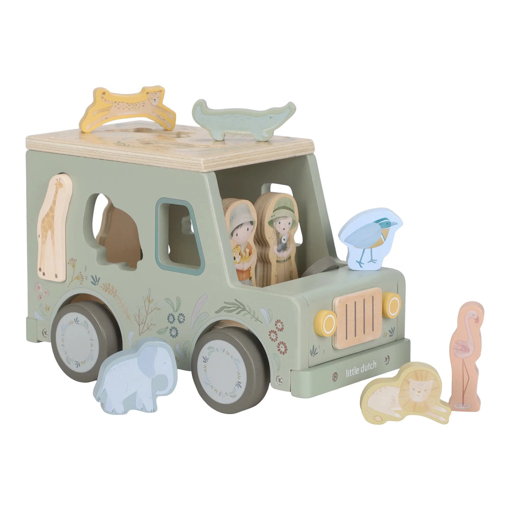 Shape Sorter Safari Car - Little Dutch
