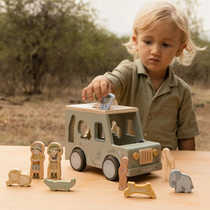 Shape Sorter Safari Car - Little Dutch