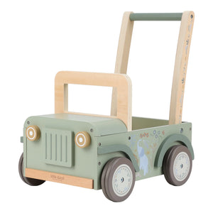 Safari Friends Wooden Push Safari Car - Little Dutch