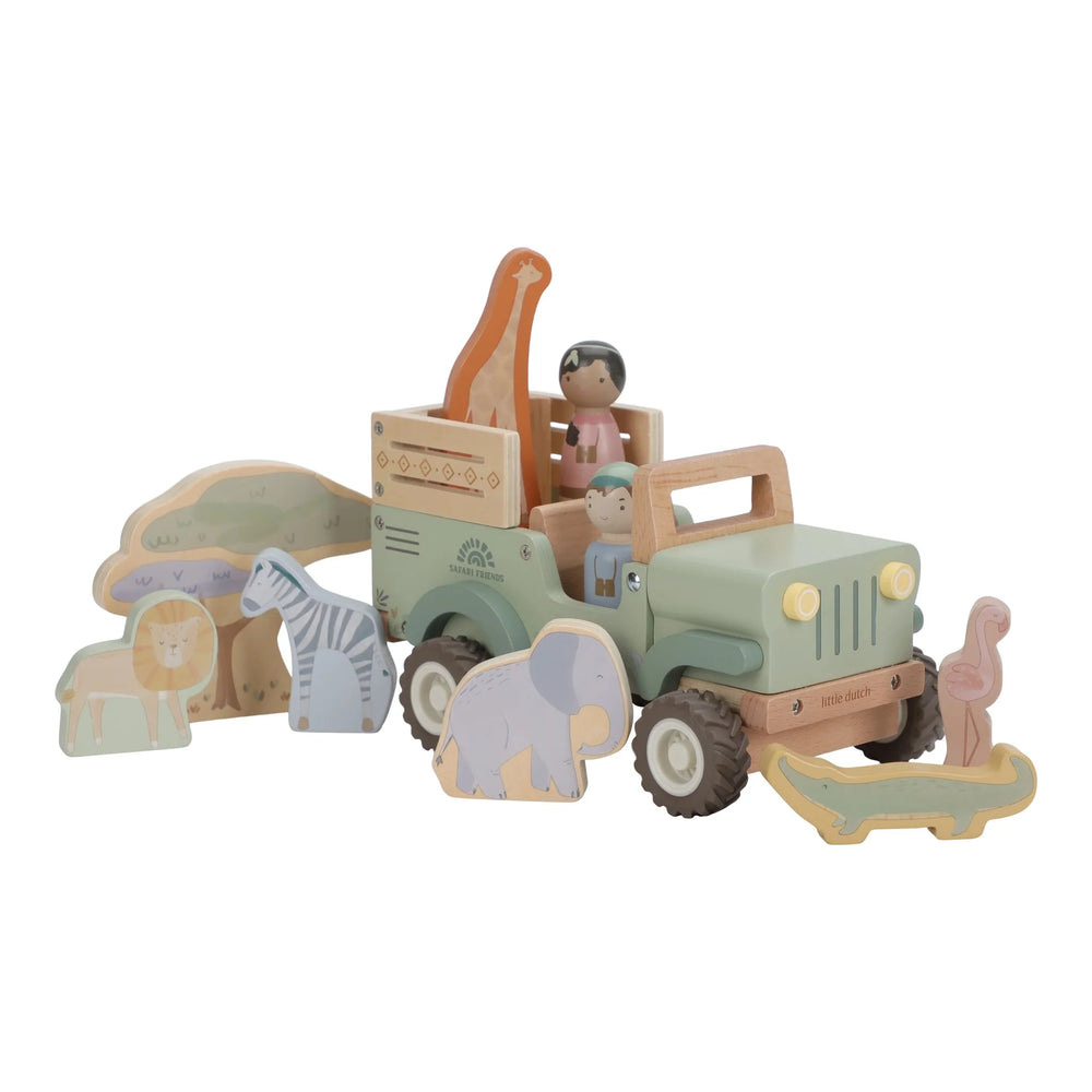 Safari Car with Animals - Little Dutch