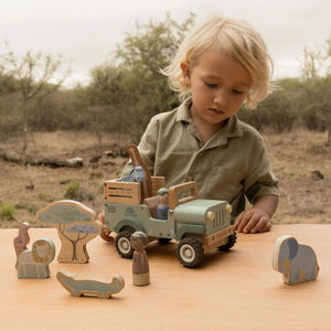 Safari Car with Animals - Little Dutch