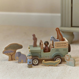 Safari Car with Animals - Little Dutch