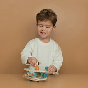 Wooden Toy Airplane - Little Dutch