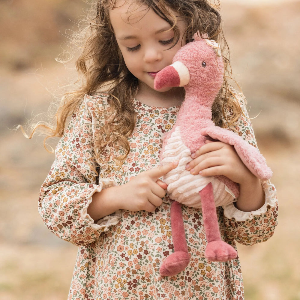 Cuddle Flamingo 35cm - Safari Friends - Little Dutch