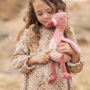 Cuddle Flamingo 35cm - Safari Friends - Little Dutch