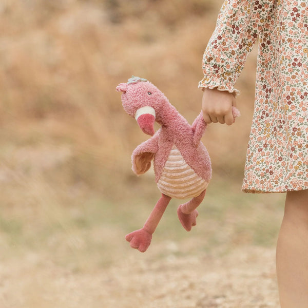 Cuddle Flamingo 35cm - Safari Friends - Little Dutch