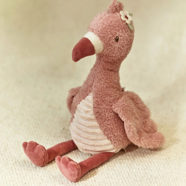 Cuddle Flamingo 35cm - Safari Friends - Little Dutch
