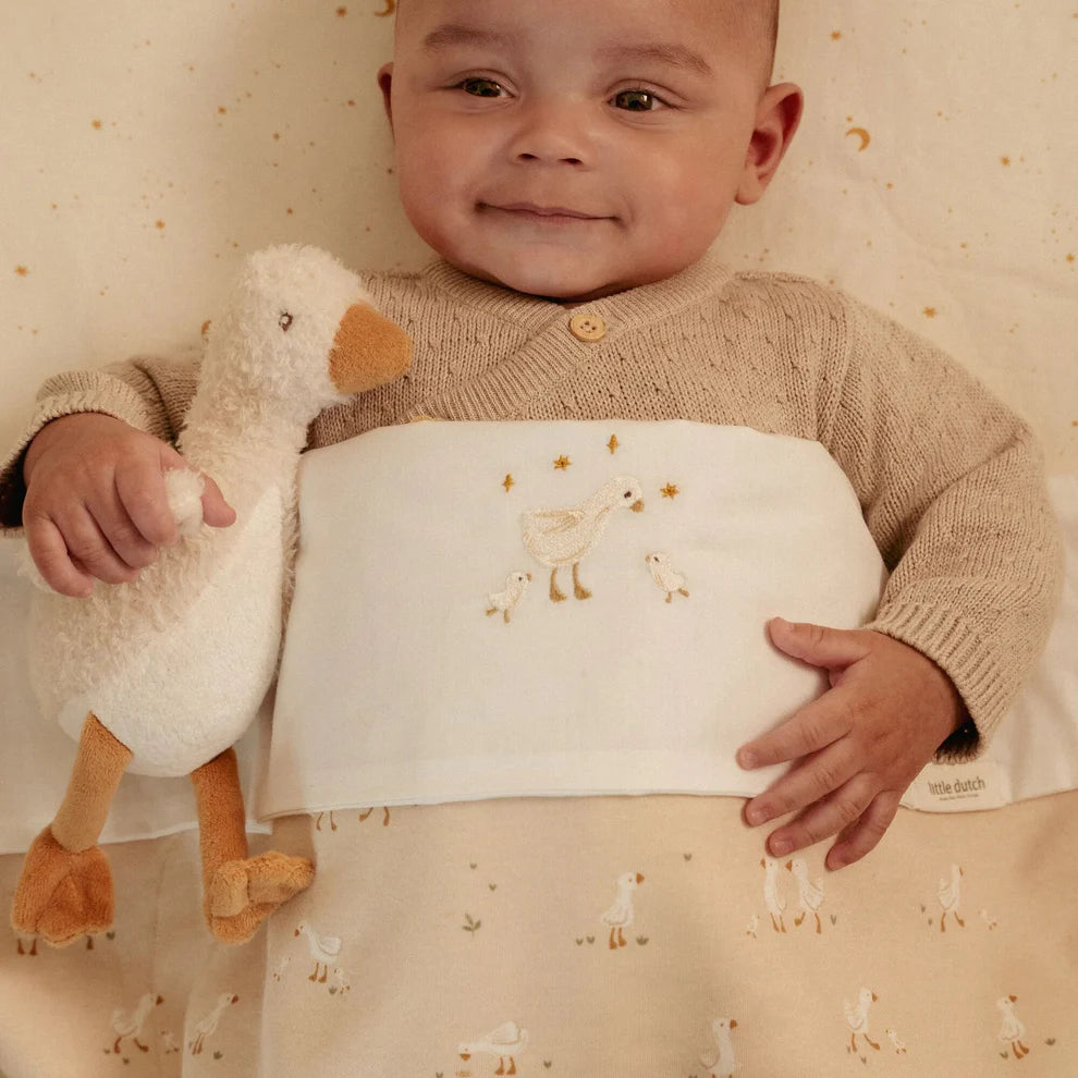 Soft Baby Goose Plush Toy 17cm - Little Dutch