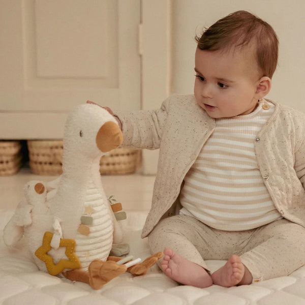 Soft Activity Baby Goose Plush Toy - Little Dutch