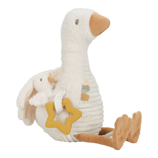Soft Activity Baby Goose Plush Toy - Little Dutch