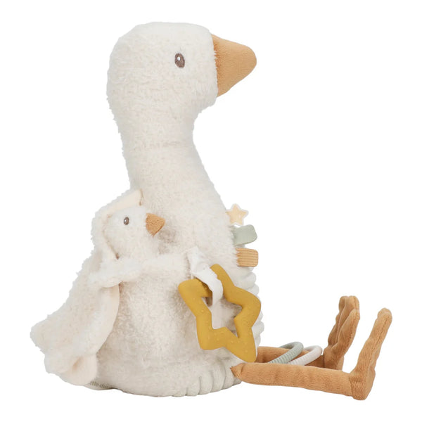 Soft Activity Baby Goose Plush Toy - Little Dutch