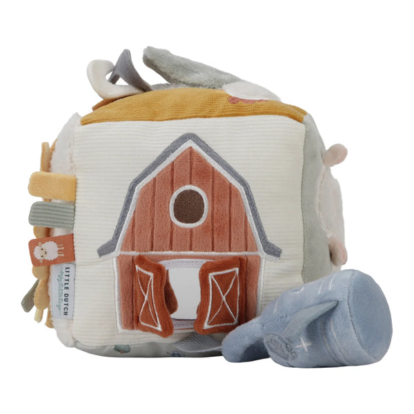 Soft Activity Cube - Little Farm - Little Dutch