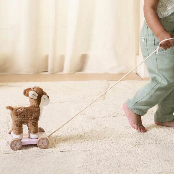 Fairy Garden Pull-Along Plush Deer - Little Dutch