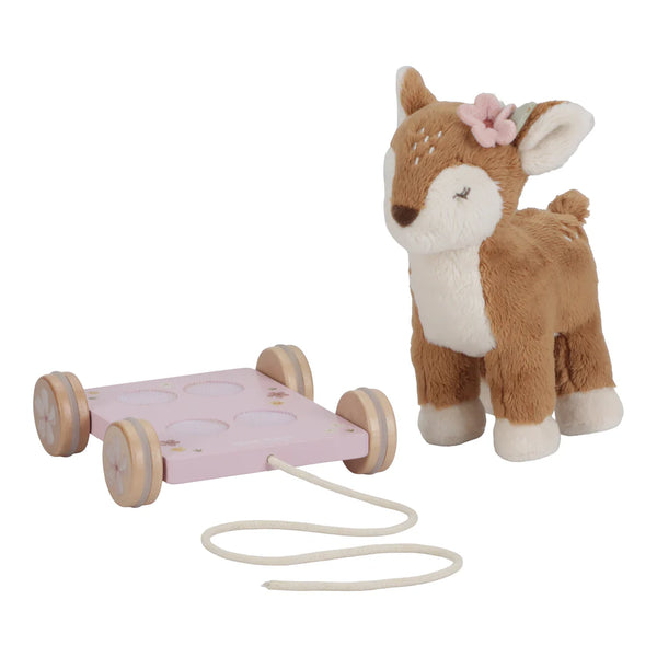 Fairy Garden Pull-Along Plush Deer - Little Dutch
