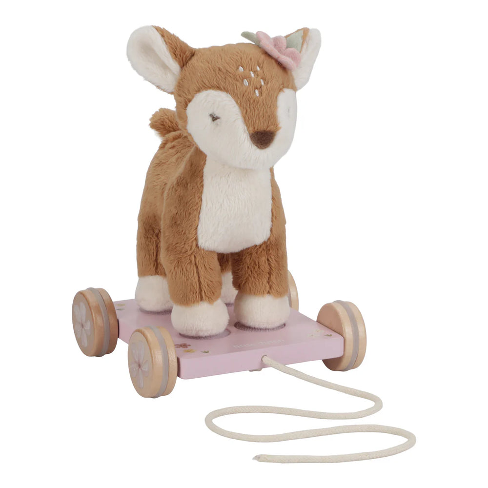 Fairy Garden Pull-Along Plush Deer - Little Dutch