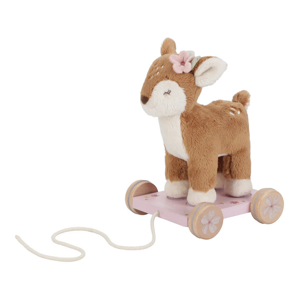 Fairy Garden Pull-Along Plush Deer - Little Dutch