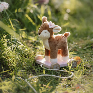 Fairy Garden Pull-Along Plush Deer - Little Dutch