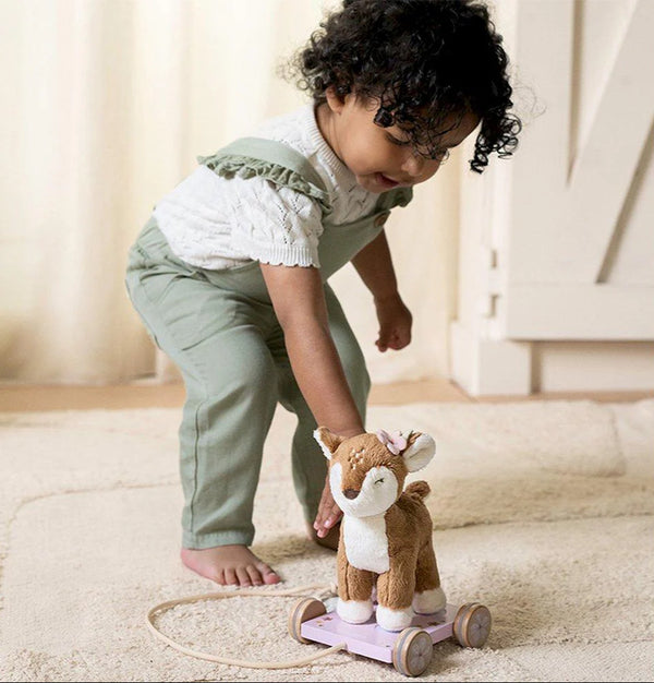 Fairy Garden Pull-Along Plush Deer - Little Dutch