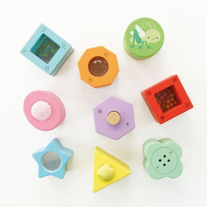 Rainbow Sensory Shape Sorter - 10 piece - Le Toy Van