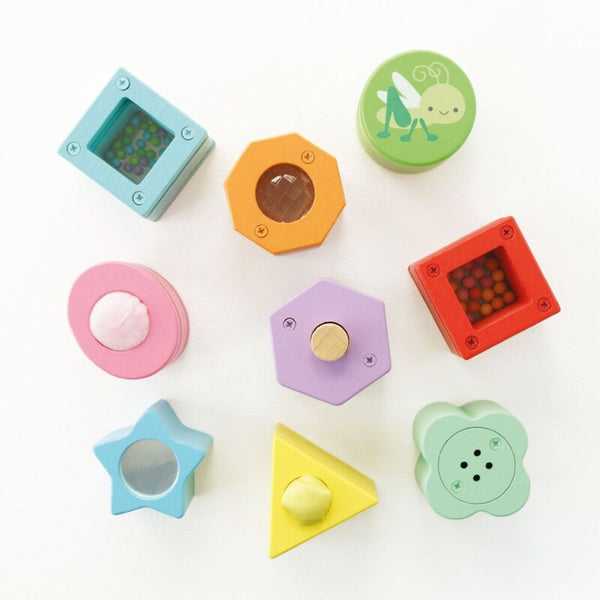 Rainbow Sensory Shape Sorter - 10 piece - Le Toy Van