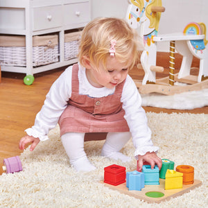 Rainbow Sensory Shape Sorter - 10 piece - Le Toy Van