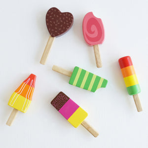 Wooden Ice Lollies Popsicles - 7 Piece - Le Toy Van