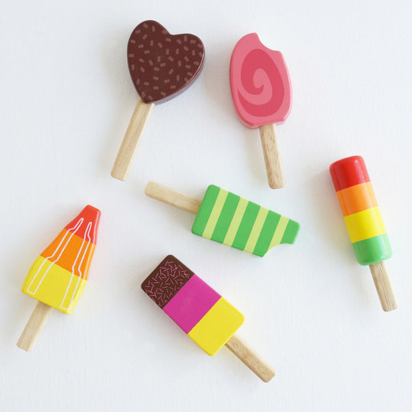 Wooden Ice Lollies Popsicles - 7 Piece - Le Toy Van