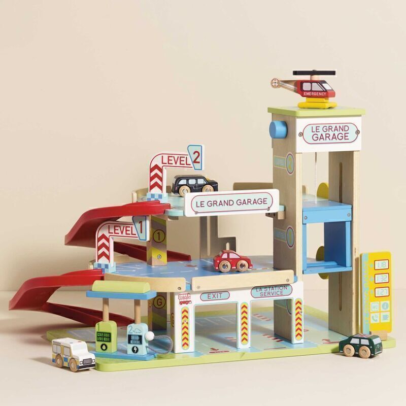Le Grand Wooden Garage - Le Toy Van