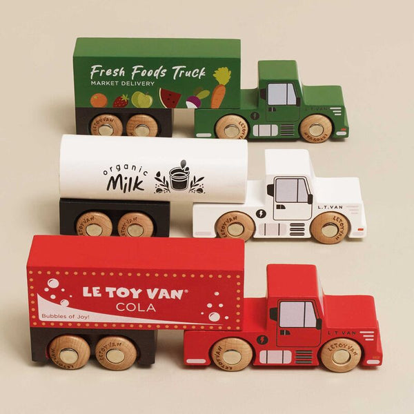 Wooden Toy Trucks - Le Toy Van