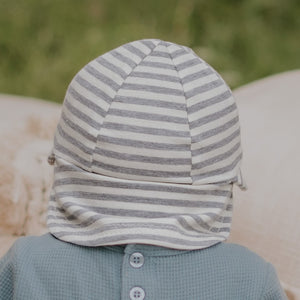 Legionnaire Flap Sun Hat - Grey Stripe - Bedhead