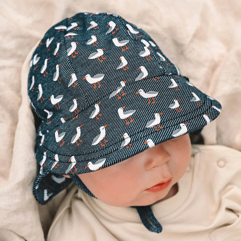 Legionnaire Flap Sun Hat - Gulls - Bedhead