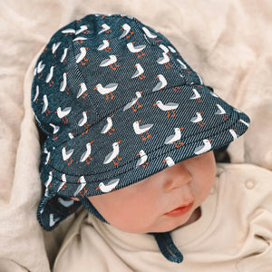 Legionnaire Flap Sun Hat - Gulls - Bedhead