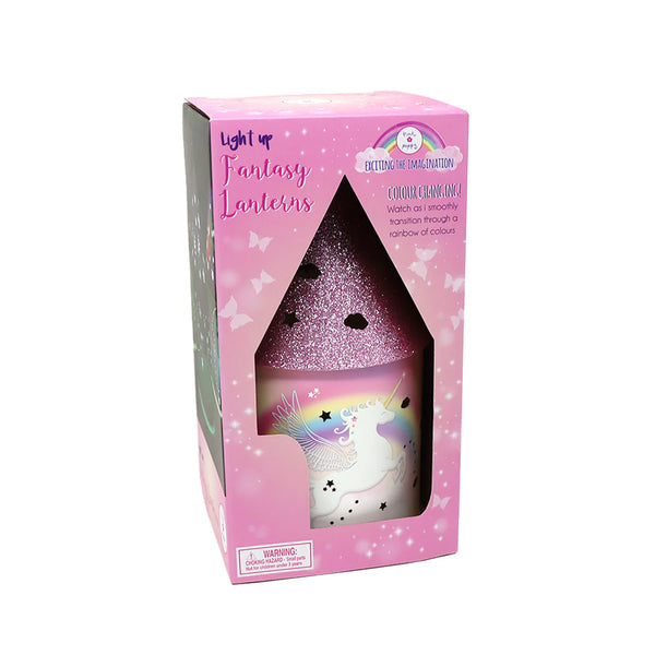 Unicorn Dreamer Colour Changing LED Lantern - Pink Poppy