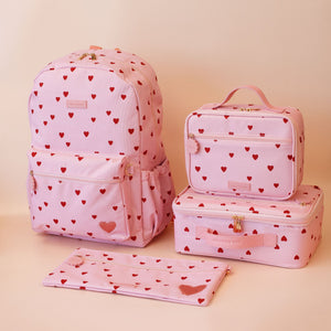 Little Hearts Large Lunch Bag - Fox & Fallow