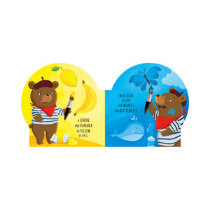 Shaped Board Book - Colours - Sassi