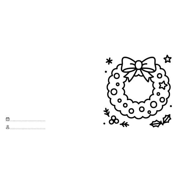 Colouring Book Square - Christmas - Sassi
