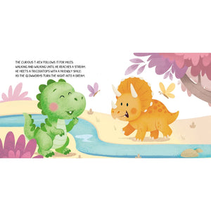 Board Book - Glow-In-The-Dark - Dinosaurs - Sassi