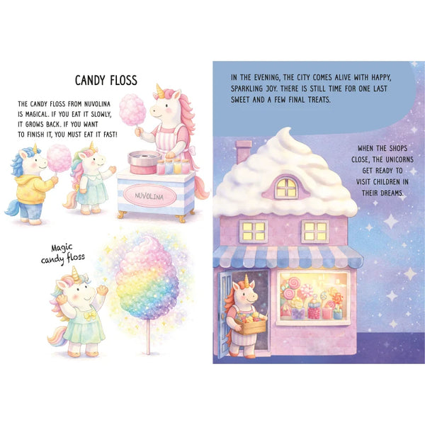 Glow-In-The-Dark Night & Day Double-Sided Puzzle & Book Set - Unicorns - Sassi